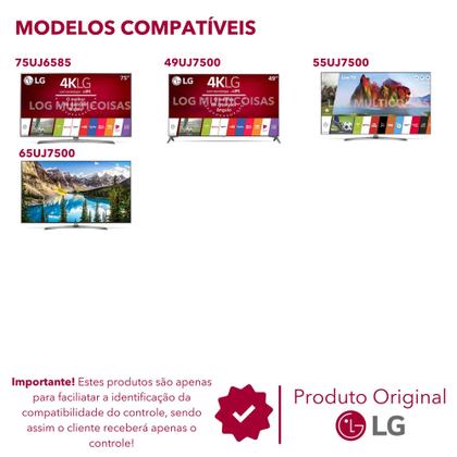 Imagem de Controle Remoto LG AKB75095315, 5304 7602 TV Smart Enviamos Modelo Disponivel