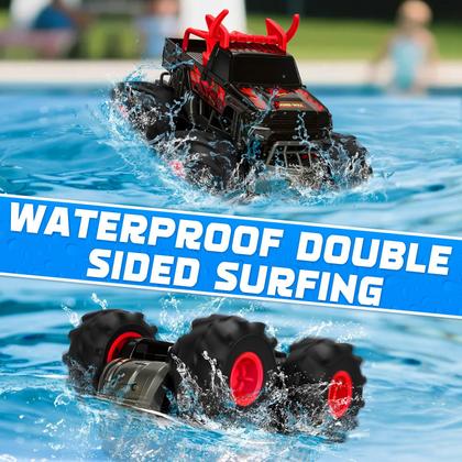 Imagem de Controle remoto Monster Truck BainGesk Amphibious 1:16 2,4 GHz