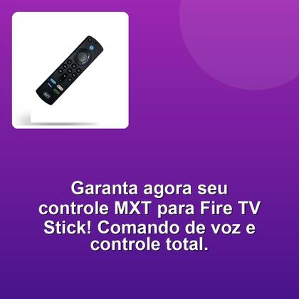 Imagem de Controle Remoto Mxt Amazon Fire Stick Tv