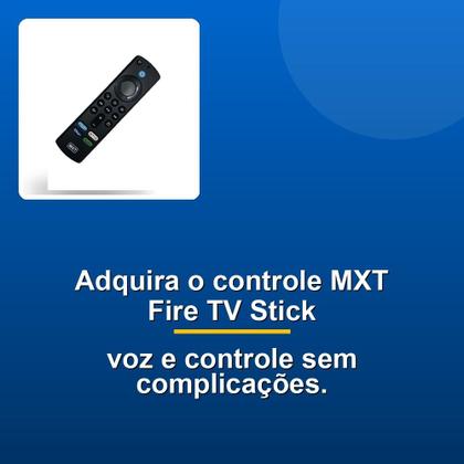 Imagem de Controle Remoto Mxt Amazon Fire Stick Tv