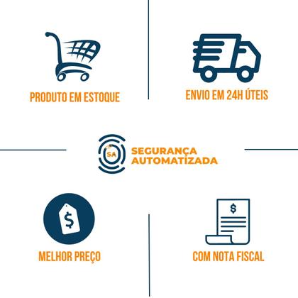 Imagem de Controle remoto nice linear HCS TX 3 botões AZUL 3TB