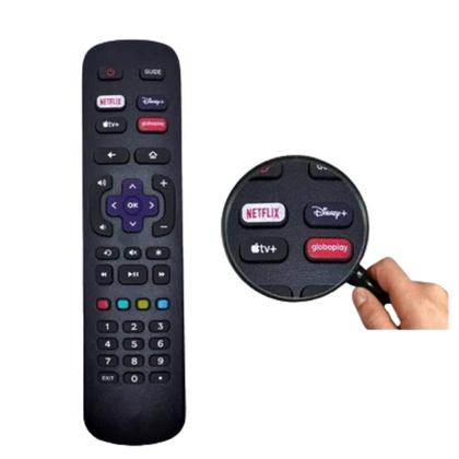Imagem de Controle Remoto para TV Philco Roku Smart 43S5195/78G Full HD FBG-9206 LE-7356