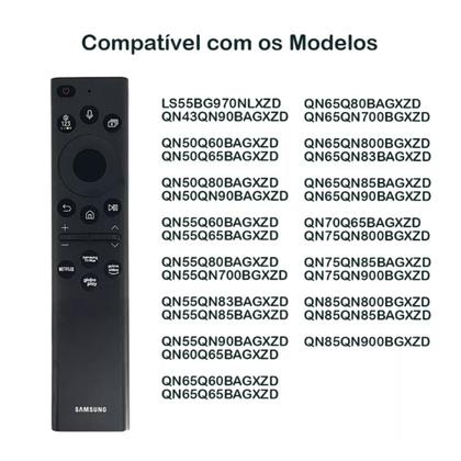 Imagem de Controle Remoto para TV Samsung Solar Bu8000 Original carregamento solar e USB-C modelo UN43BU8000GXZD 