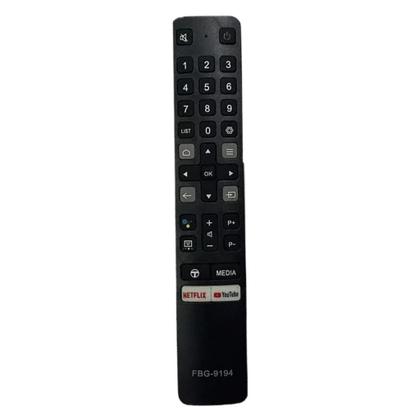 Imagem de Controle Remoto para TV TCL Smart Led 43s6500 - Netflix e YouTube - Modelo FBG-9194