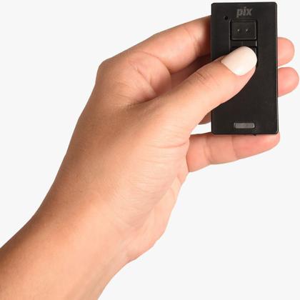 Imagem de Controle Remoto Portão Alarme Tx Pix 2 Canais + Tx Car Farol Alto Carro Moto 433,92Mhz Code Learn Ppa Rcg Garen Seg