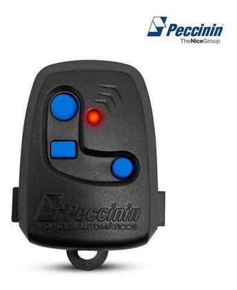 Imagem de Controle Remoto Portão Preto 3 Teclas Nice Peccinin Original