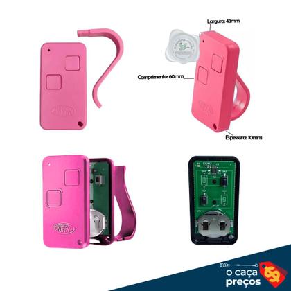 Imagem de Controle Remoto Rossi NTX RC 433mhz Motor de Portão - ROSA