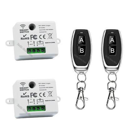 Imagem de Controle Remoto Sem Fio 433Mhz AC 220V Mini Interruptor De Luz Módulo Relé RF Tuya Smart Life Google