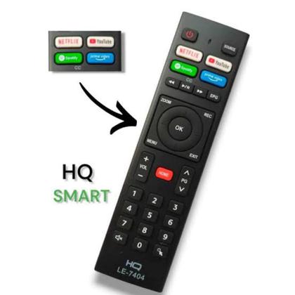 Imagem de Controle Remoto Smart compatível com Com Tv LED HQ Modelo FBG-9312