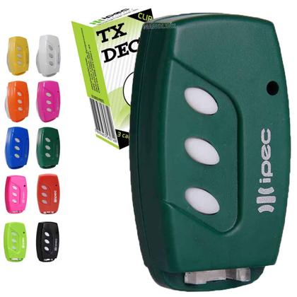 Imagem de Controle Remoto Transmissor 3 Canais Tx-Deco 433,92 Mhz Ipec