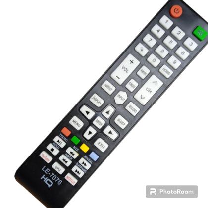 Imagem de Controle Remoto tv HQ Smart  LE 7076 - LELONG