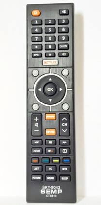 Imagem de Controle Remoto Tv Semp Ct6810 Sky-9043 L32s3900s Nefflix