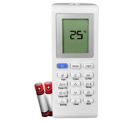 Imagem de Controle Remoto Universal Compatível com Ar Condicionado Electrolux Split Inverter Techno