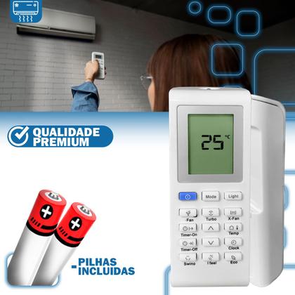 Imagem de Controle Remoto Universal Compatível com Ar Condicionado Electrolux Split Inverter Techno