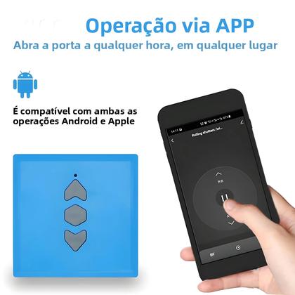 Imagem de Controle Remoto Universal Inteligente WiFi Para Garagem Com 3 Botões 433MHz 868MHz RF Sem Fio Para