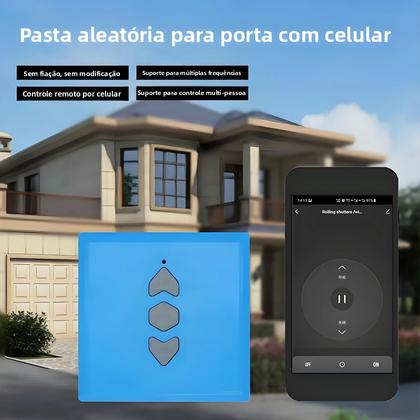 Imagem de Controle Remoto Universal Inteligente WiFi Para Garagem Com 3 Botões 433MHz 868MHz RF Sem Fio Para