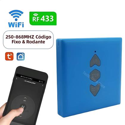 Imagem de Controle Remoto Universal Inteligente WiFi Para Garagem Com 3 Botões 433MHz 868MHz RF Sem Fio Para