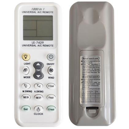 Imagem de Controle remoto universal para ar condicionado marcas compatíveis 1000 modelos em 1 - SKY LELONG