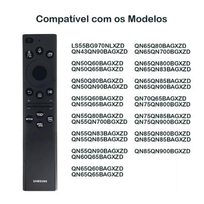 Imagem de Controle Samsung Remoto Solar Bu8000 Original carregamento solar e USB-C modelo UN50BU8000GXZD