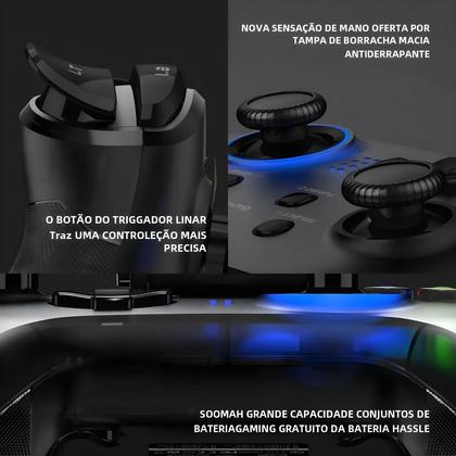 Imagem de Controle Sem Fio Bluetooth Gamesir T4 Pro - Compatível com Nintendo Switch, Apple Arcade e Android