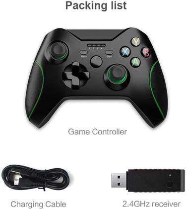Imagem de Controle sem fio compatível X box One / S / X / PS 3 / PC