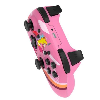 Imagem de Controle Sem Fio HORI Horipad Peach, Bluetooth, para Nintendo Switch - NSW-360U