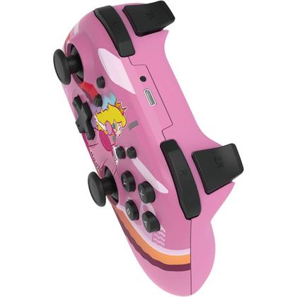 Imagem de Controle Sem Fio Hori Pad Pro Princess Peach Nintendo Switch