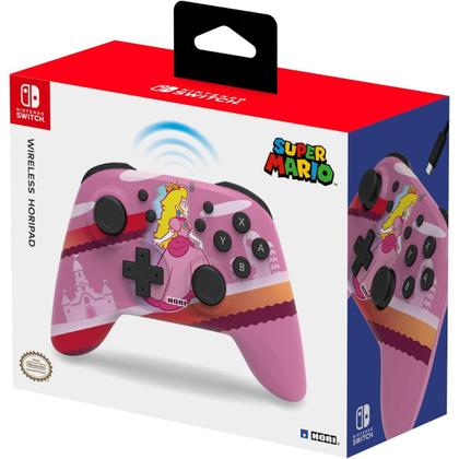 Imagem de Controle Sem Fio Hori Pad Pro Princess Peach Nintendo Switch