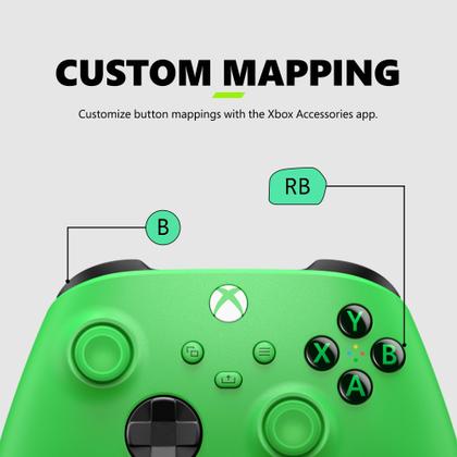 Imagem de Controle Sem Fio para Jogos Xbox 2025 Verde Velocity