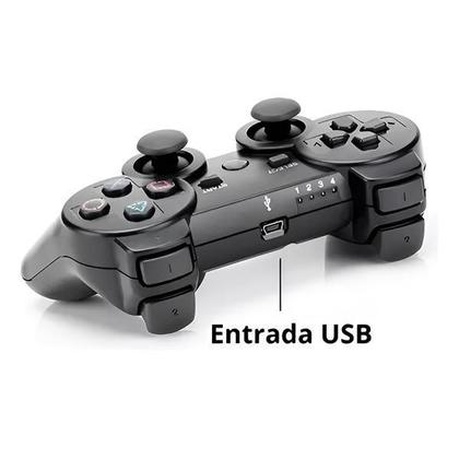Imagem de Controle Sem Fio Para Ps3 Joystick Compátivel Video Game Pc