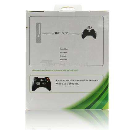 Imagem de Controle Sem Fio Para Xbox 360 Joystick Wireless Branco