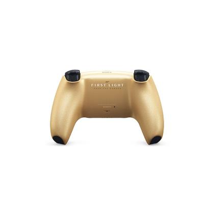 Imagem de Controle Sem Fio Sony DualSense, Edição Limitada 007 First Light, PlayStation 5, Bluetooth, com Feedback Háptico, Preto e Dourado - 1000052026