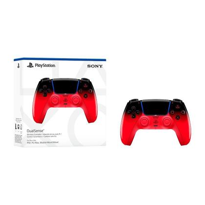 Imagem de Controle Sem Fio Sony DualSense Hyperpop, PS5, Techno Red, Vermelho - 1000048518