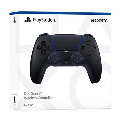 Imagem de Controle Sem Fio Sony DualSense, PlayStation 5, Bluetooth, Midnight Black - CFI-ZCT2W