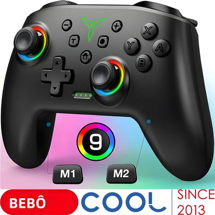 Imagem de Controle Sem Fio Switch Pro - Joystick com Dupla Vibração - Compatível com Switch OLED e Lite