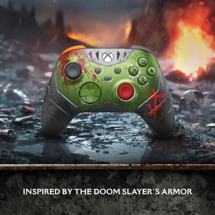 Imagem de Controle Sem Fio Xbox Edição Limitada DOOM Dark Ages