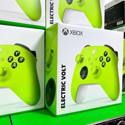 Imagem de Controle Sem Fio Xbox One Series X  S Verde Electric Volt