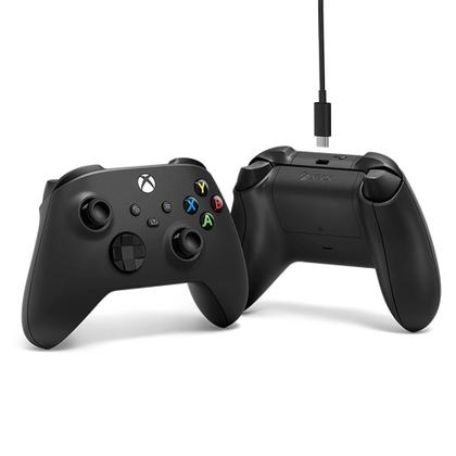 Imagem de Controle Sem Fio Xbox Series Cabo Usb-C Para PC - Preto