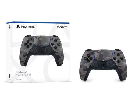 Imagem de Controle Sony DualSense PS5, Sem Fio, Gray Camuflado - 1000039944