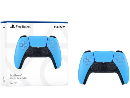 Imagem de Controle Sony DualSense PS5, Sem Fio, Starlight Blue - 3006454