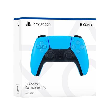 Imagem de Controle Sony DualSense PS5, Sem Fio, Starlight Blue - 3006454