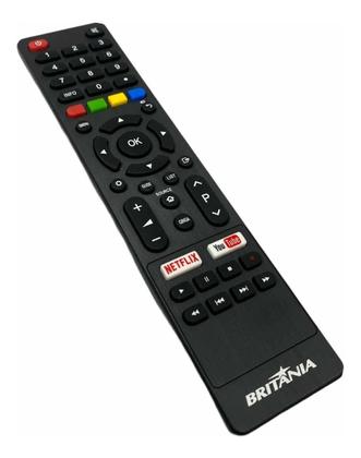 Imagem de Controle Tv Philco Britania Smart Netflix E Youtube
