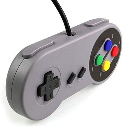 Imagem de Controle Usb Super N Snes Joystick Windows Mac Linux Colorido