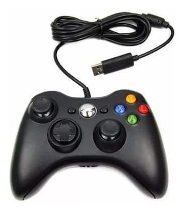 Controle Video Game Xbx 360 Com Fio Joystick E Pc