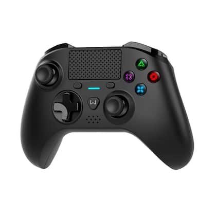 Imagem de Controle Warrior Mine Pro Bluetooth, Compatível com PS4 e PC, Preto, JS0093