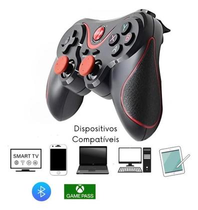 Imagem de Controle X3 Sem Fio Bluetooth para Celular e PC Joystick Ergonômico e Imersivo