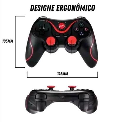 Imagem de Controle X3 Sem Fio Bluetooth para Celular e PC Joystick Ergonômico e Imersivo