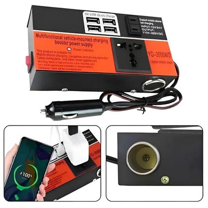 Imagem de Conversor 12V 24V Para 110V 220V USB