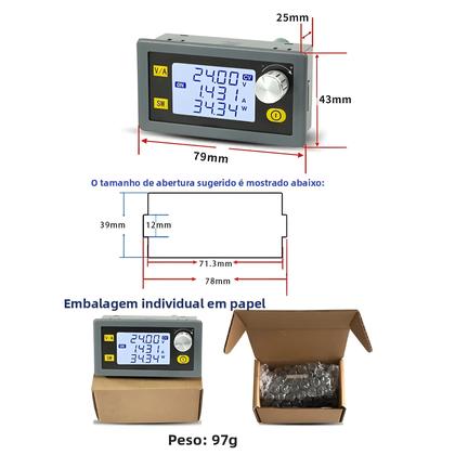 Imagem de Conversor DC-DC Ajustável Buck Boost 5.0~30V Para 0.6~30V Fonte De Alimentação CC CV 0~4.0A Módulo