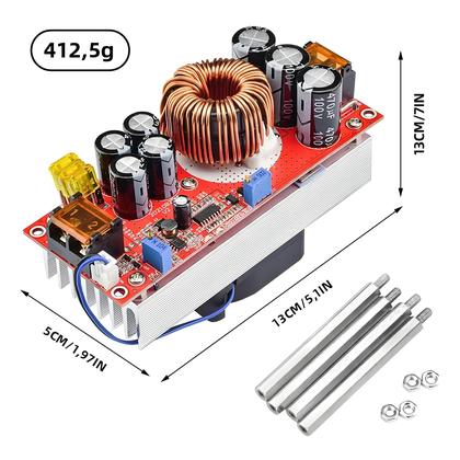 Imagem de Conversor DC-DC Ajustável De 1200W 1500W 1800W 20A 30A 40A Módulo De Fonte De Alimentação Step up